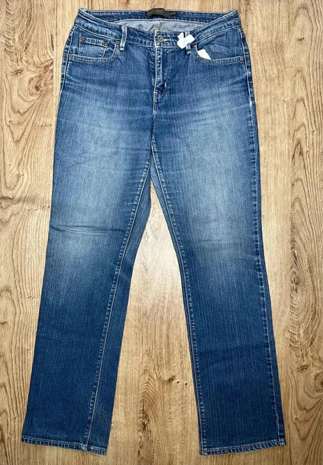 Jean Levi's Demi Curve Straight Leg Taille 8/29 Prepy Coton Bleu Lvf 002 – photo 2